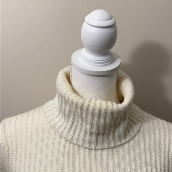 Banana Republic Gray and Off White Turtleneck - Picture 4 of 8